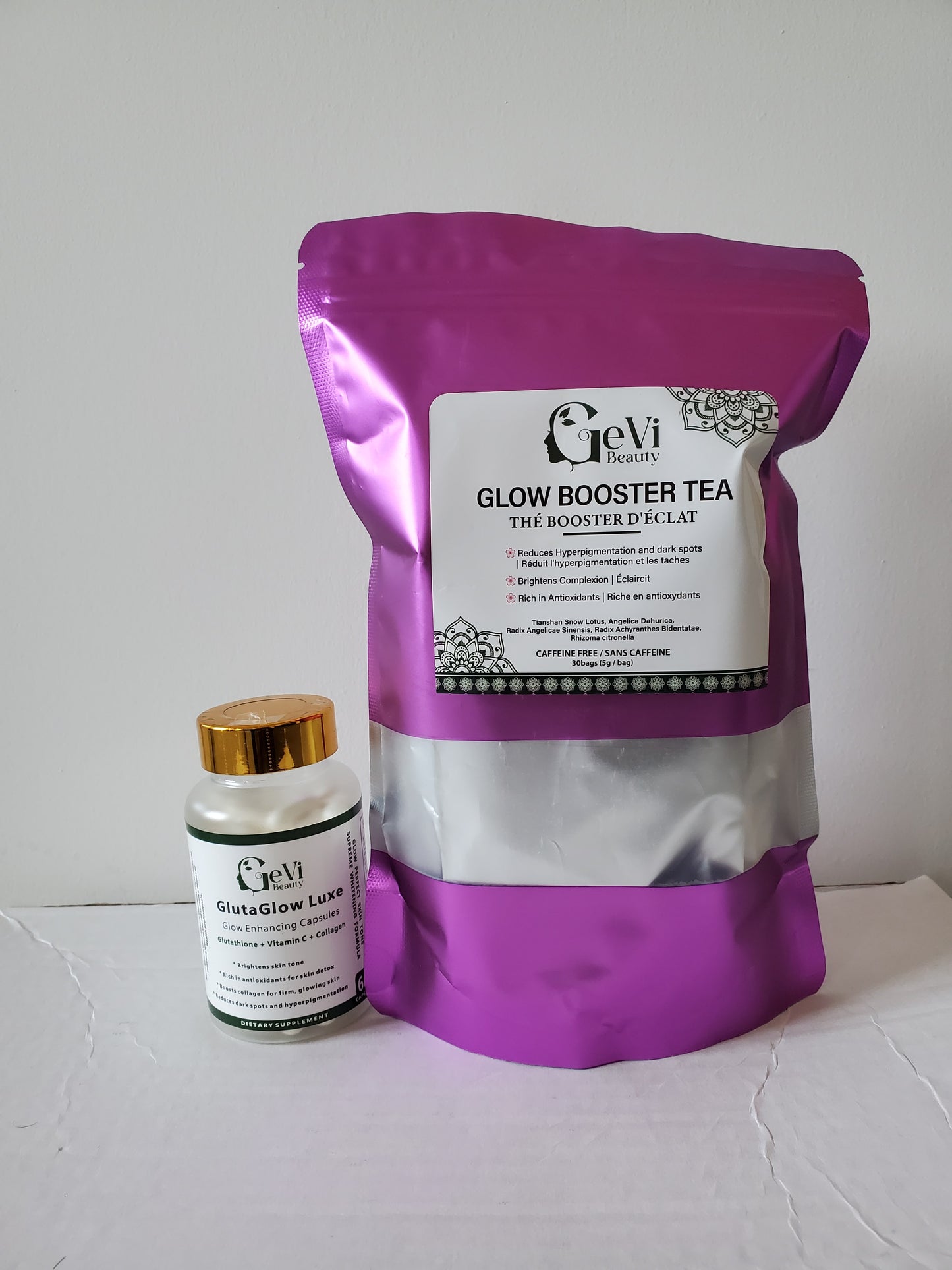 Glow Booster Combo – Tea + GlutaGlow Luxe