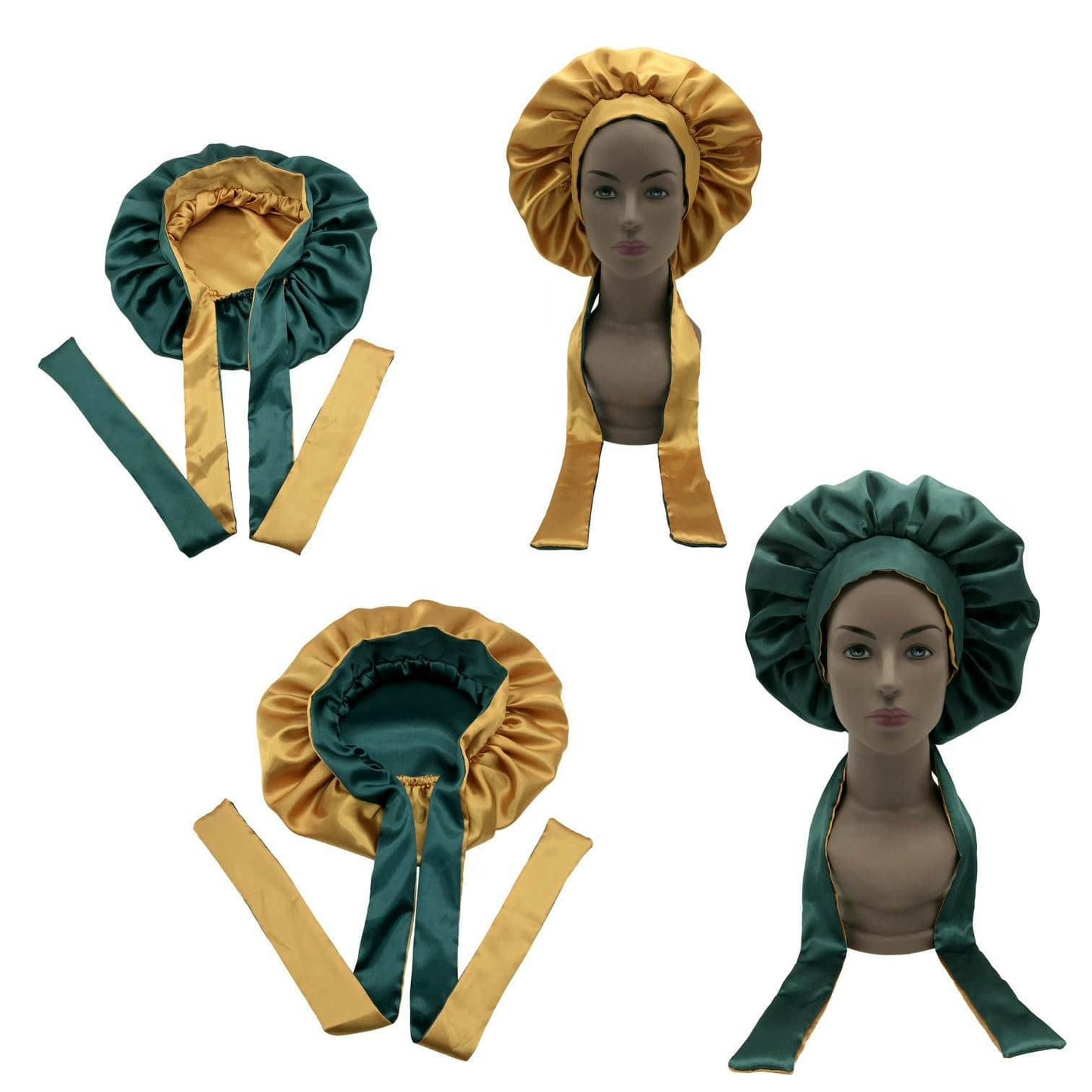 Head Tie Satin Bonnet - GeVi Beauty