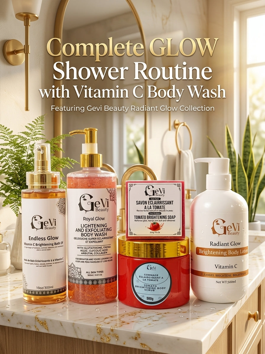 Complete Shower GLOW Routine with Vitamin C