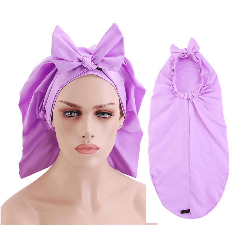 Long Shower Cap for Braids and Locs - GeVi Beauty