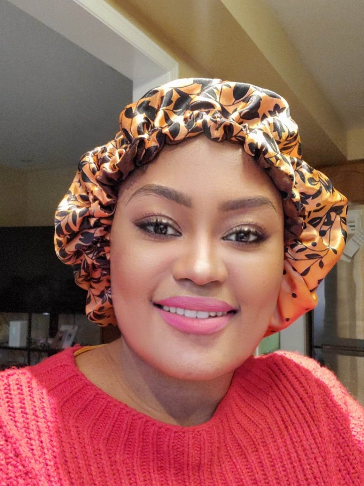 Reversible Satin Bonnet (SB6) - GeVi Beauty