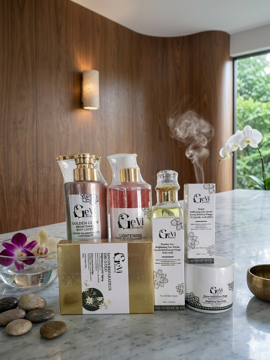 GOLDEN GLOW Brightening Package (Ebene, Caramel, sensible skin) )