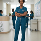 BLUE Ambition Women Scrub Set