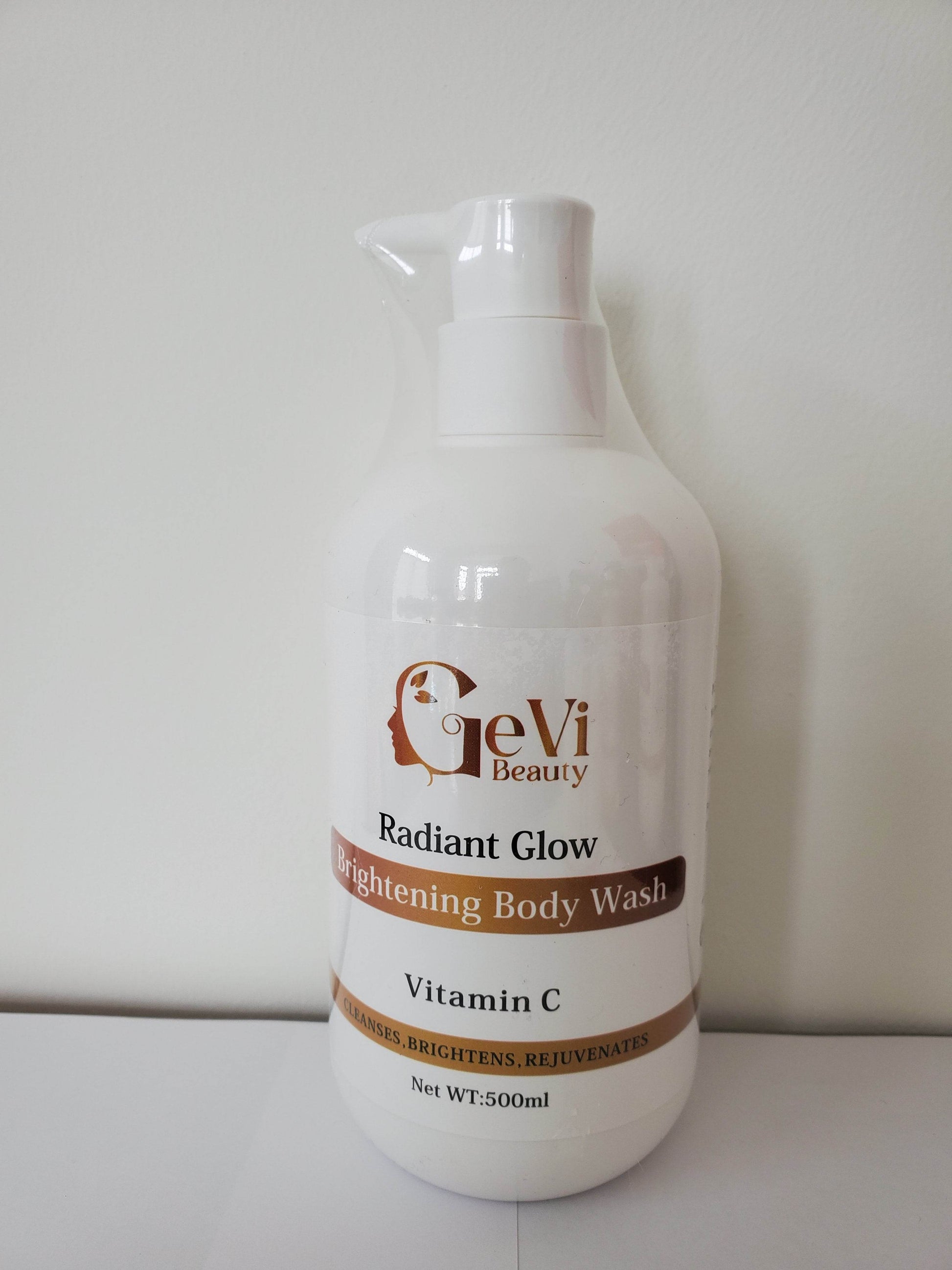 Vitamin C Brightening Body Wash 500ml - GeVi Beauty 