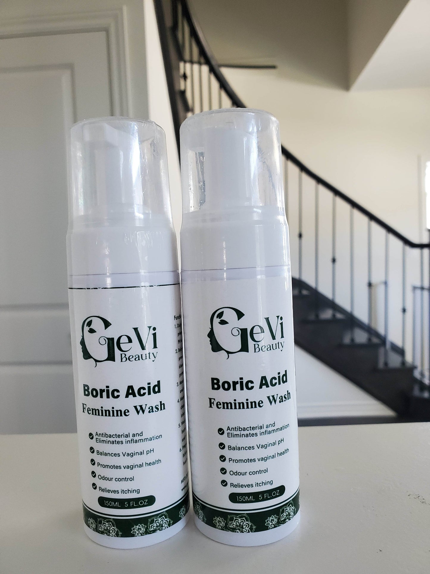 Boric Acid Feminine Wash 150ml - GeVi Beauty 