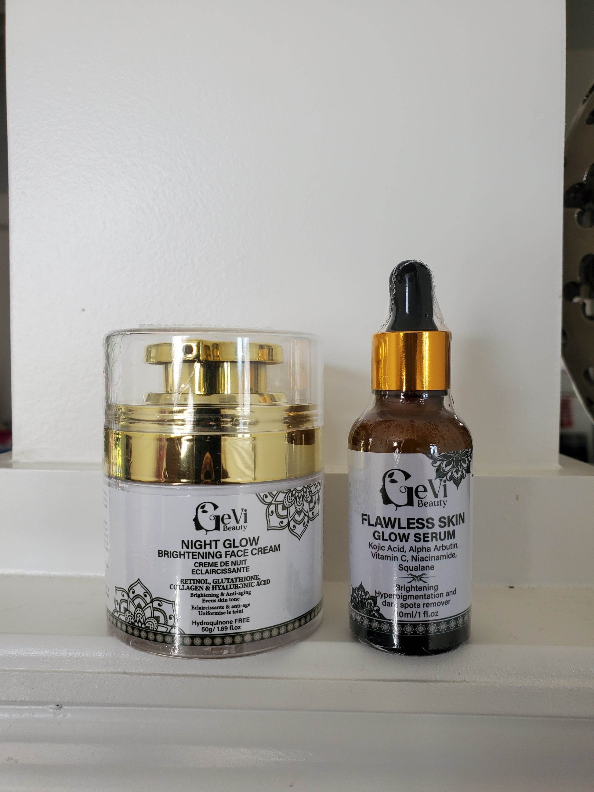 Brightening Night Combo - GeVi Beauty 