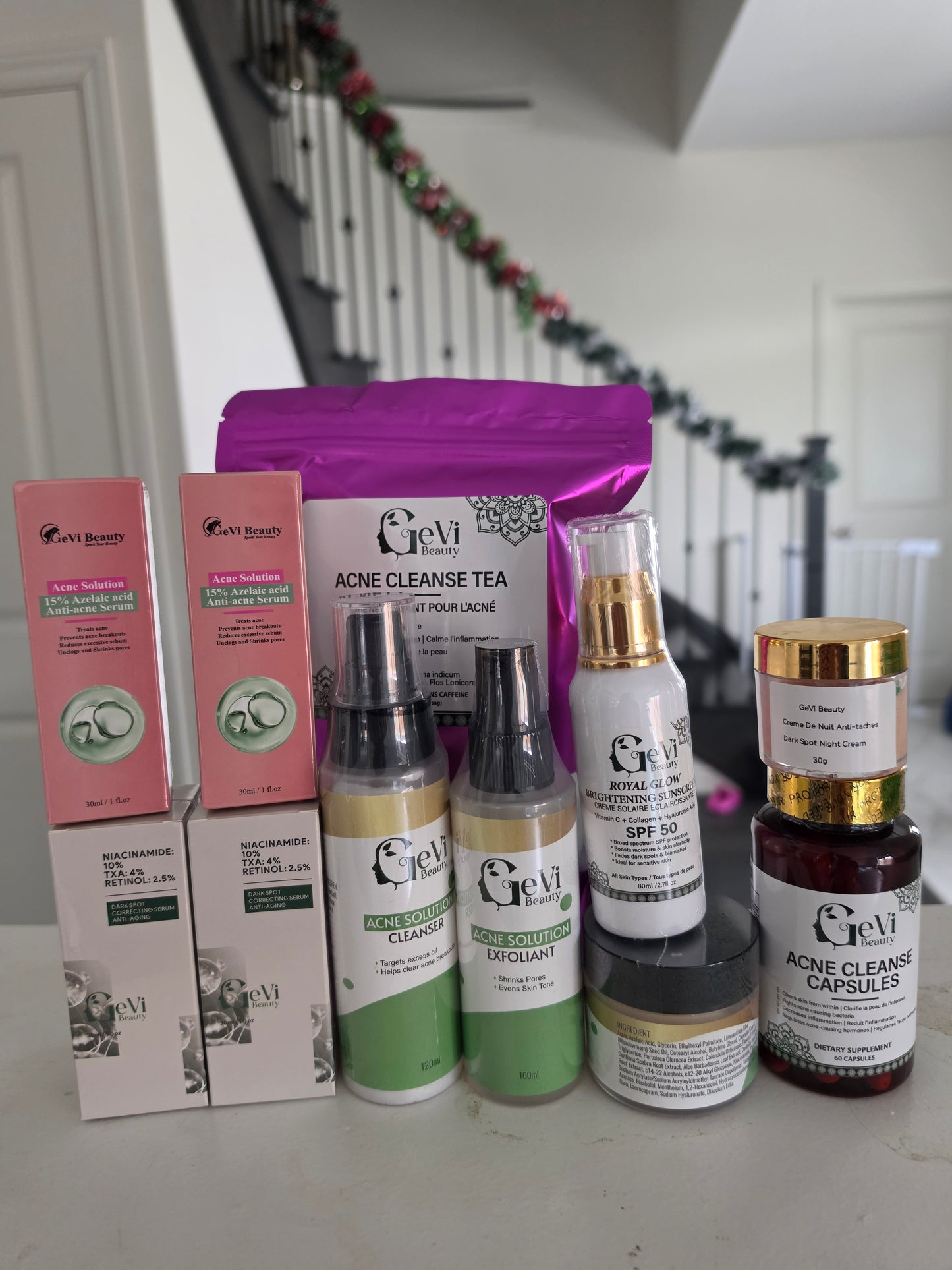 Face Acne Complete Routine with Supplements