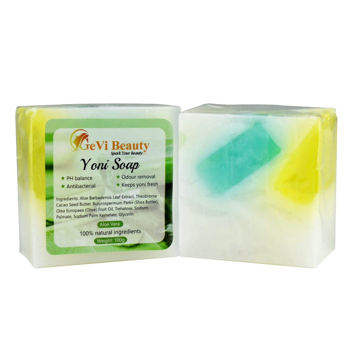 Aloe Vera Yoni Soap 100g - GeVi Beauty 