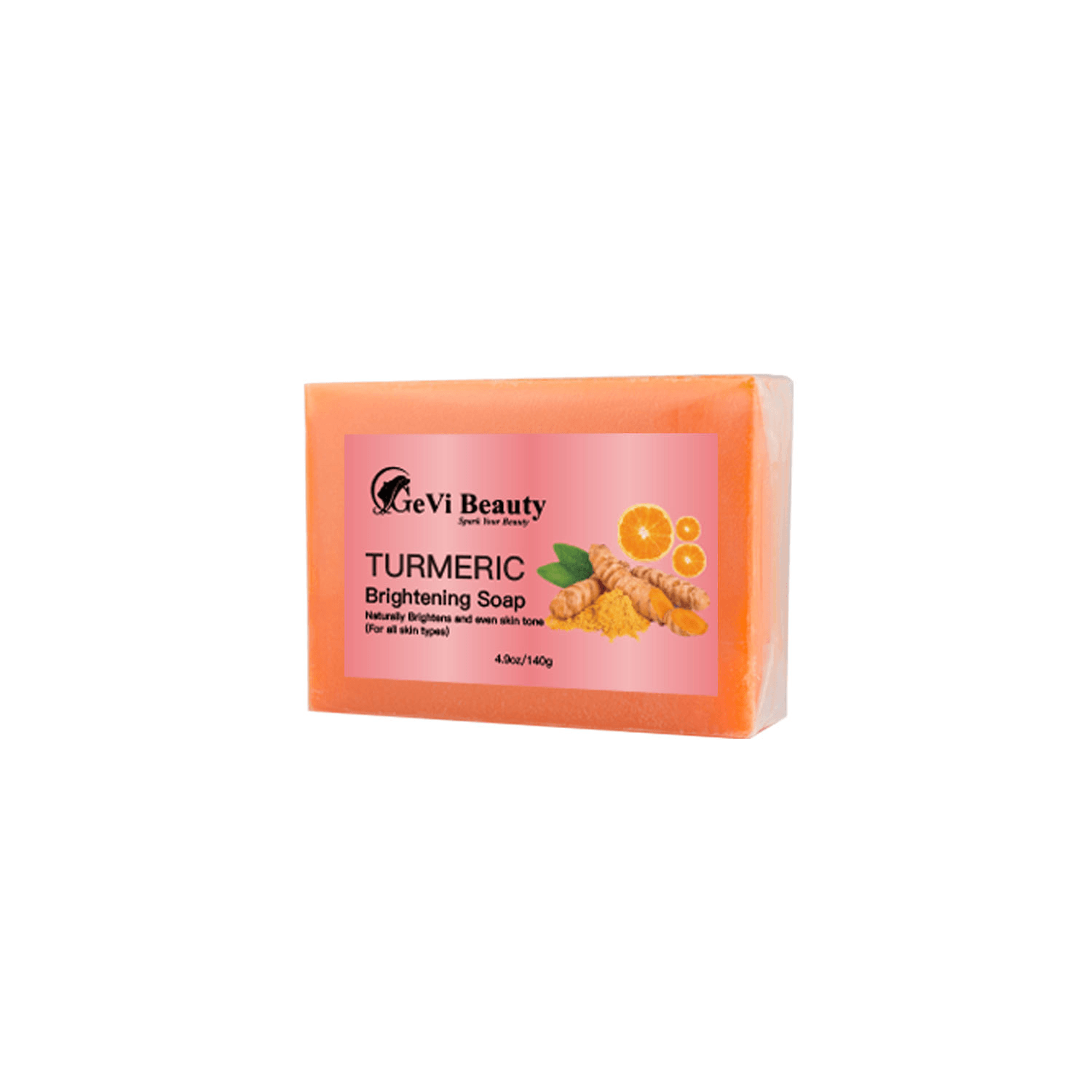 Tumeric Brightening Soap 140g - GeVi Beauty 