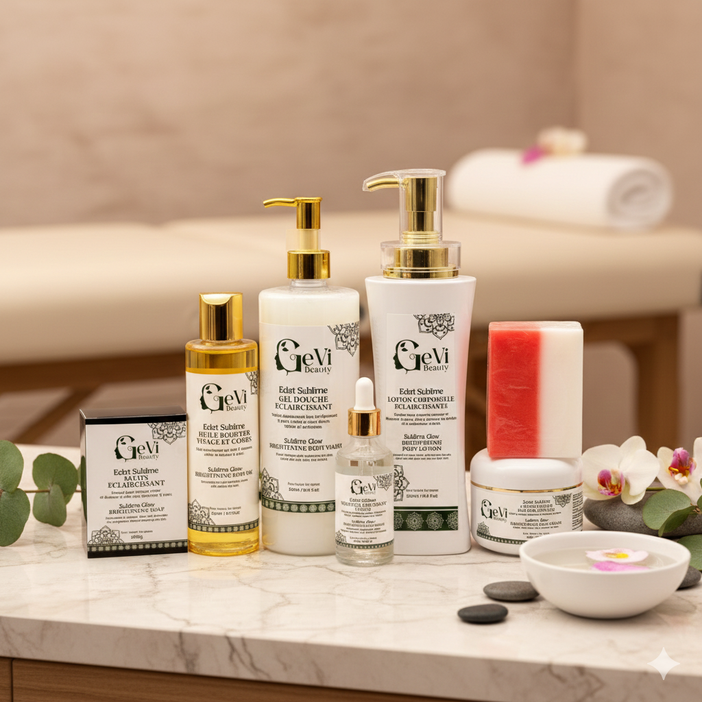 Sublime Glow Brightening Skincare Set| Gamme Eclaircissante Eclat Sublime, bientot disponible