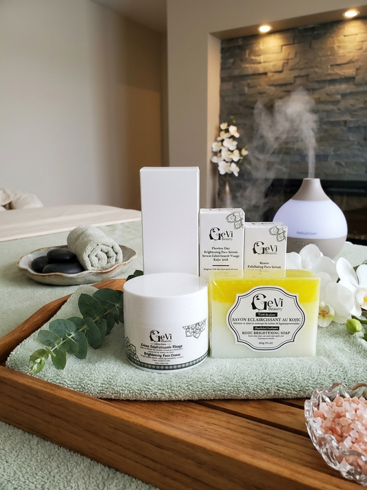 Kit visage Eclat  pour teint terne/ Glow Face Kit for dull skin