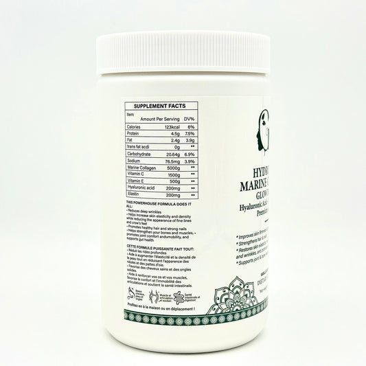 Hydrolyzed Marine Collagen 500g (Vanilla Flavoured)