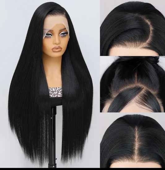 Diamond Sleek 30" Blend Hair Wig #1b (natural black)