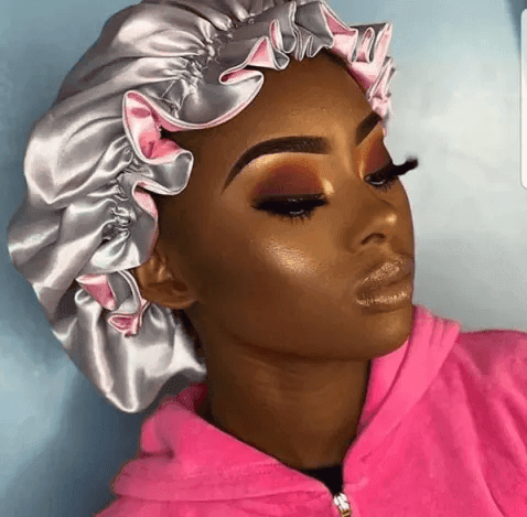 Mommy and Me Reversible Satin Bonnet - GeVi Beauty