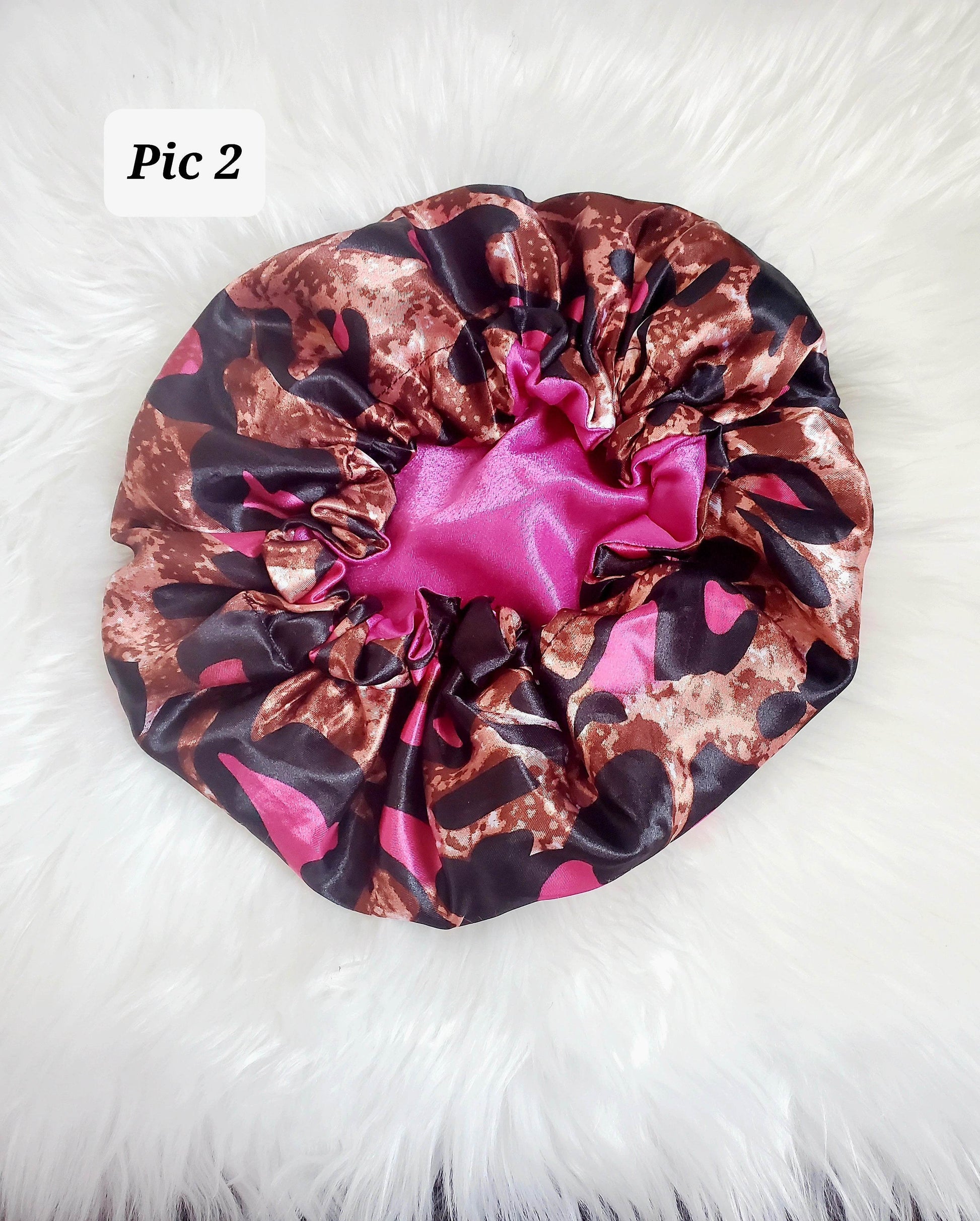 Reversible Satin Bonnet (SB6) - GeVi Beauty 