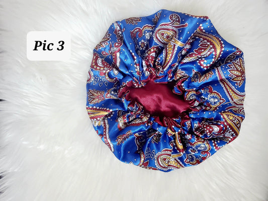 Reversible Satin Bonnet (SB6) - GeVi Beauty