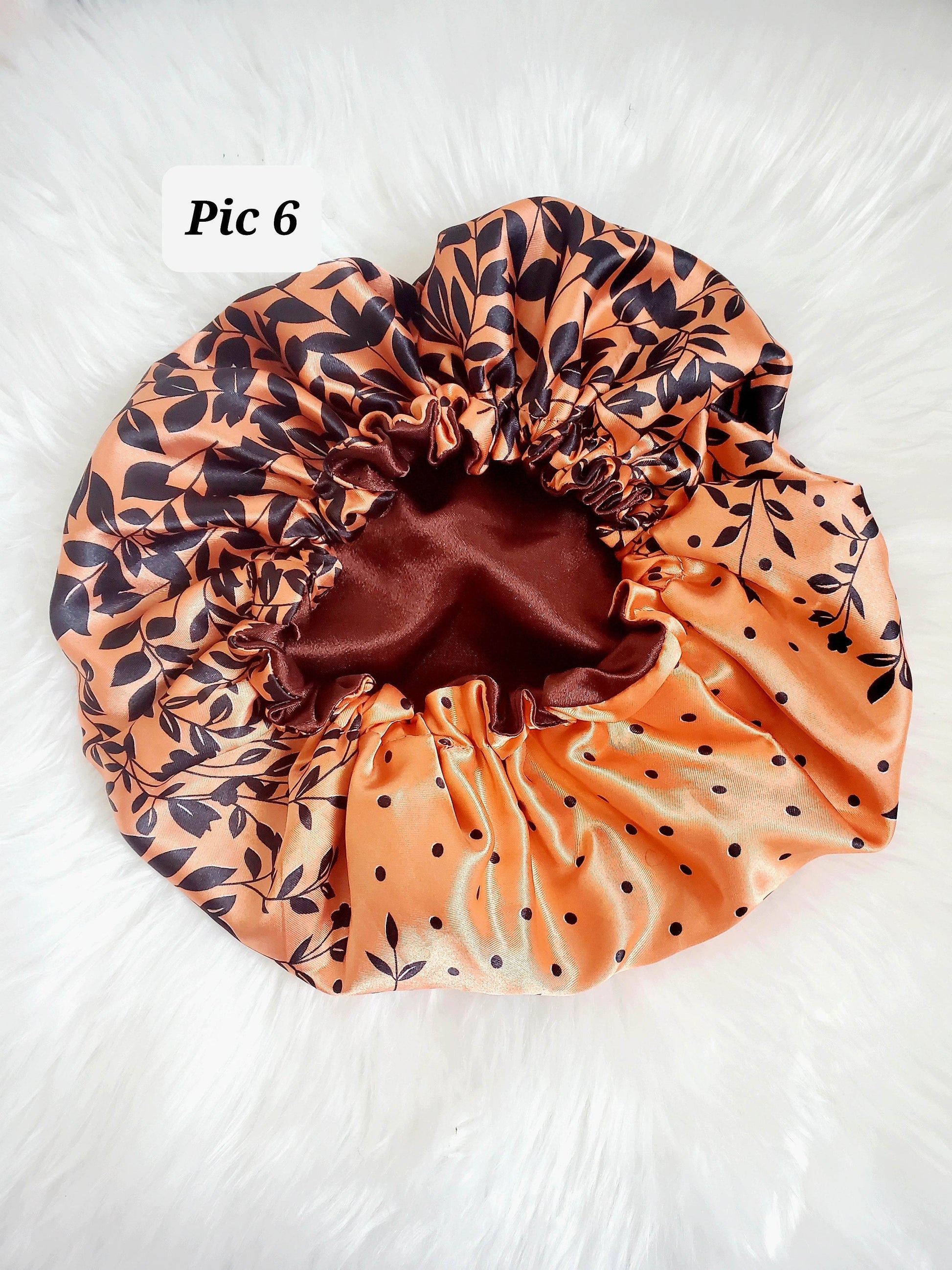 Reversible Satin Bonnet (SB6) - GeVi Beauty 