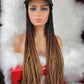 Satin Lined Braided Hat Wig (1b/30/27) - GeVi Beauty 
