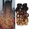 French curl braiding hair 22"  5 packs