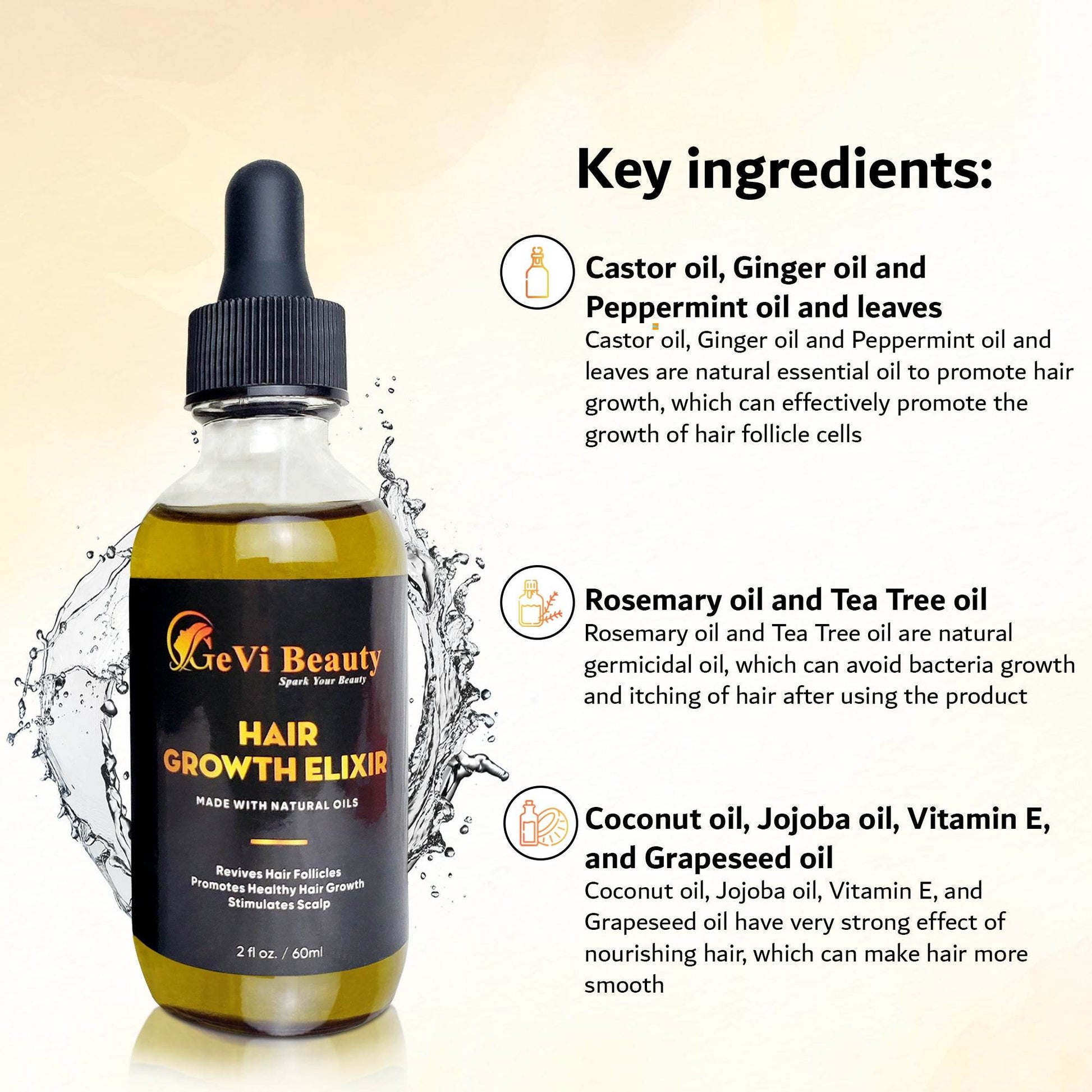 Hair Growth Elixir - GeVi Beauty 
