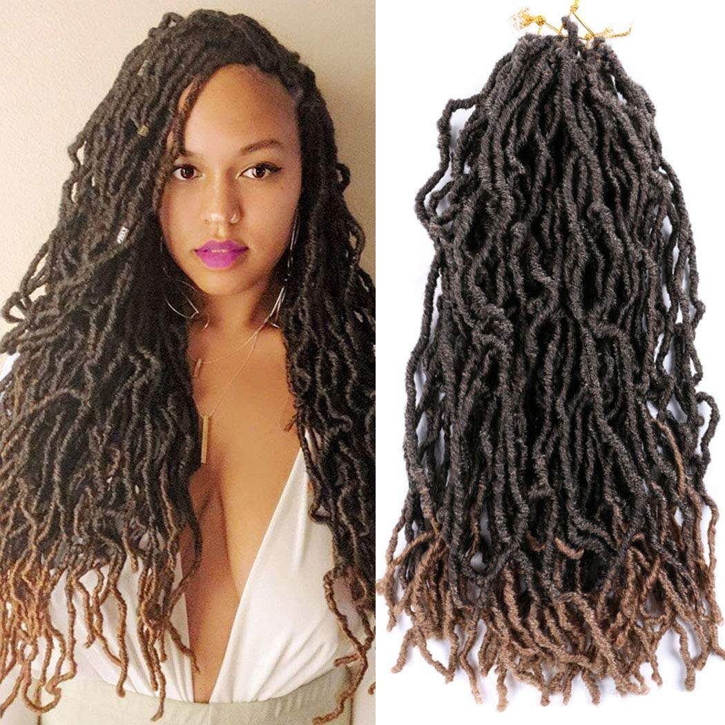 Soft Locs (Nu Locs) Crochet Hair Extensions 24" GeVi Beauty 